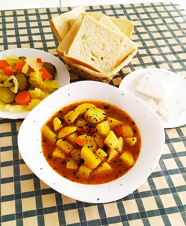 pommes de terre plat